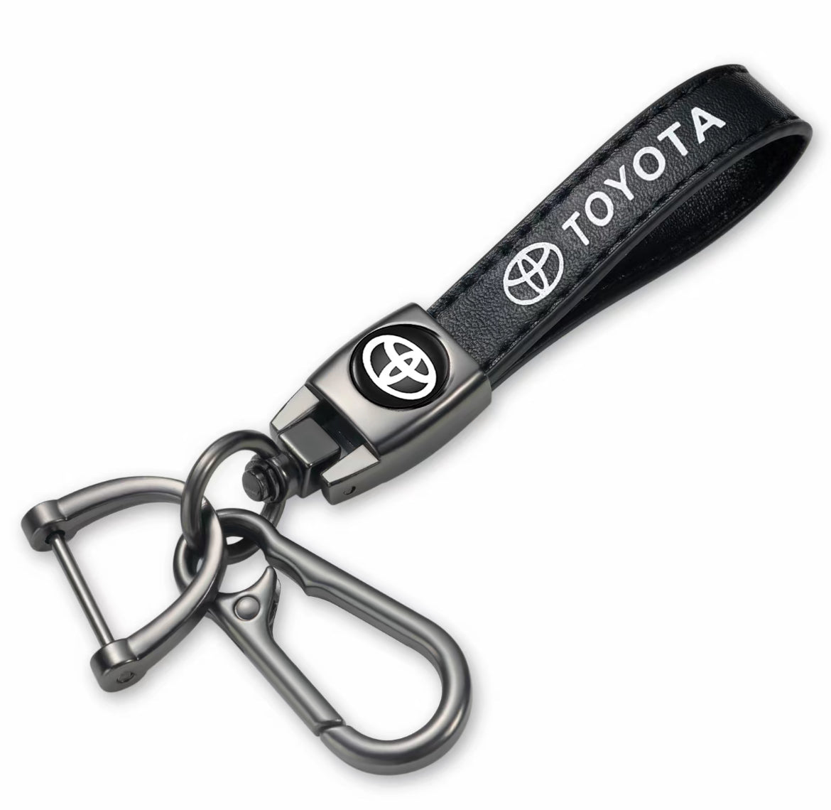 Custom Car Logo Leather Keychain