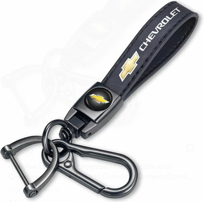 Custom Car Logo Leather Keychain