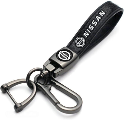 Custom Car Logo Leather Keychain