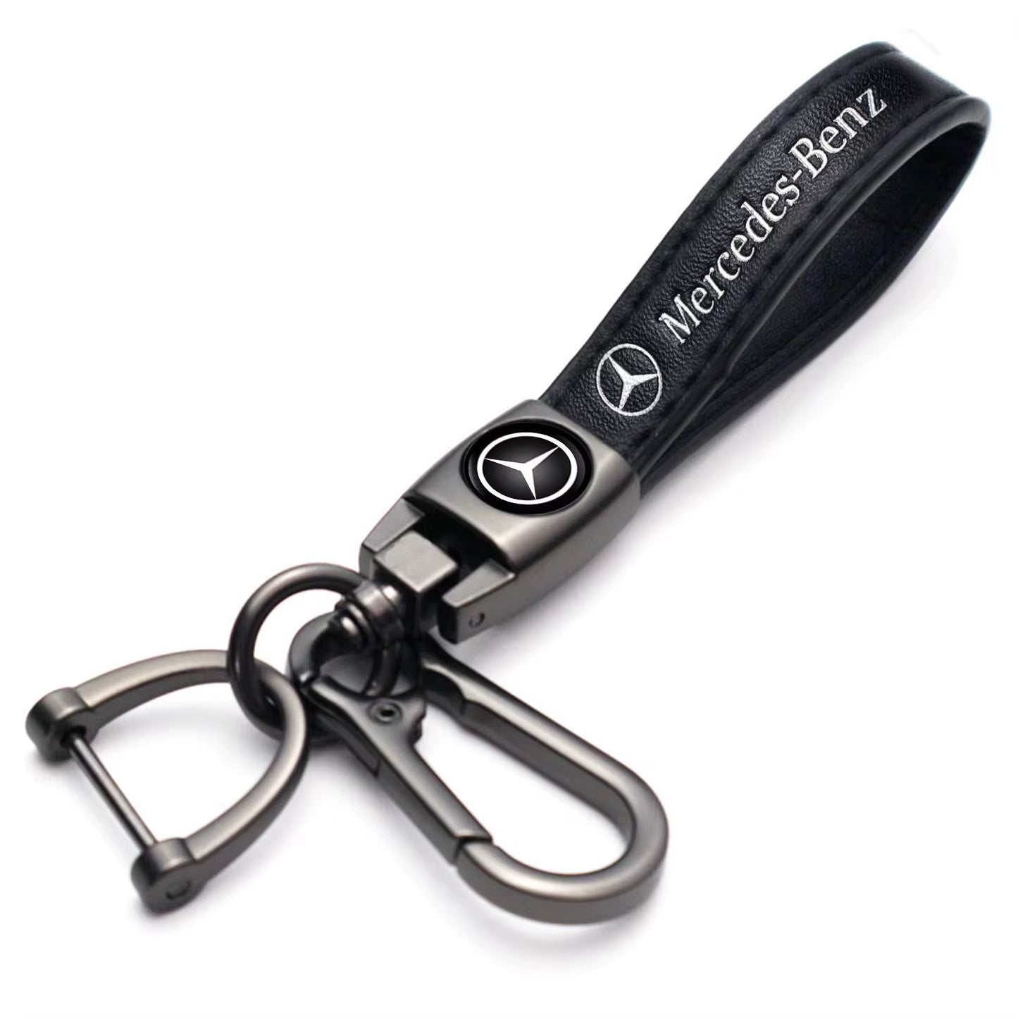 Custom Car Logo Leather Keychain