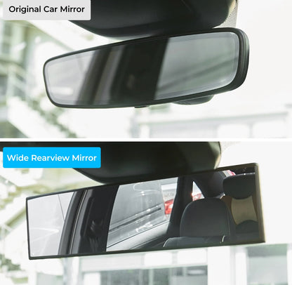 Panoramic Wide-Angle Rear View Mirror
