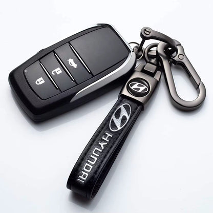 Custom Car Logo Leather Keychain