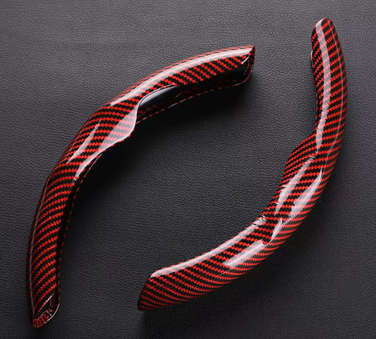3pc Carbon fiber Steering Wheel Cover