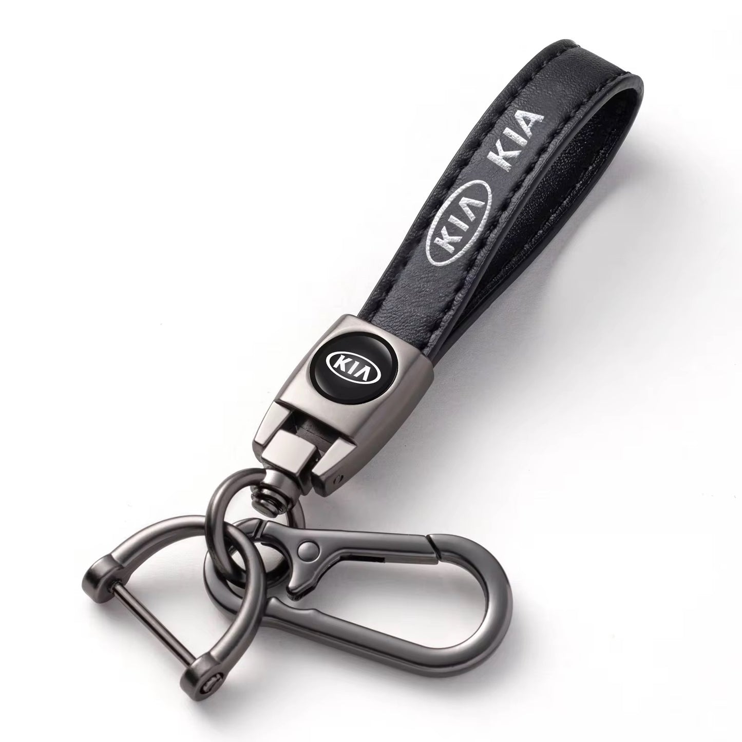 Custom Car Logo Leather Keychain