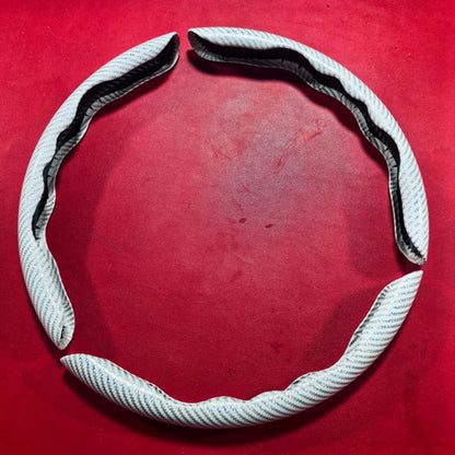 3pc Carbon fiber Steering Wheel Cover