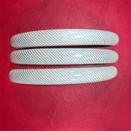 3pc Carbon fiber Steering Wheel Cover