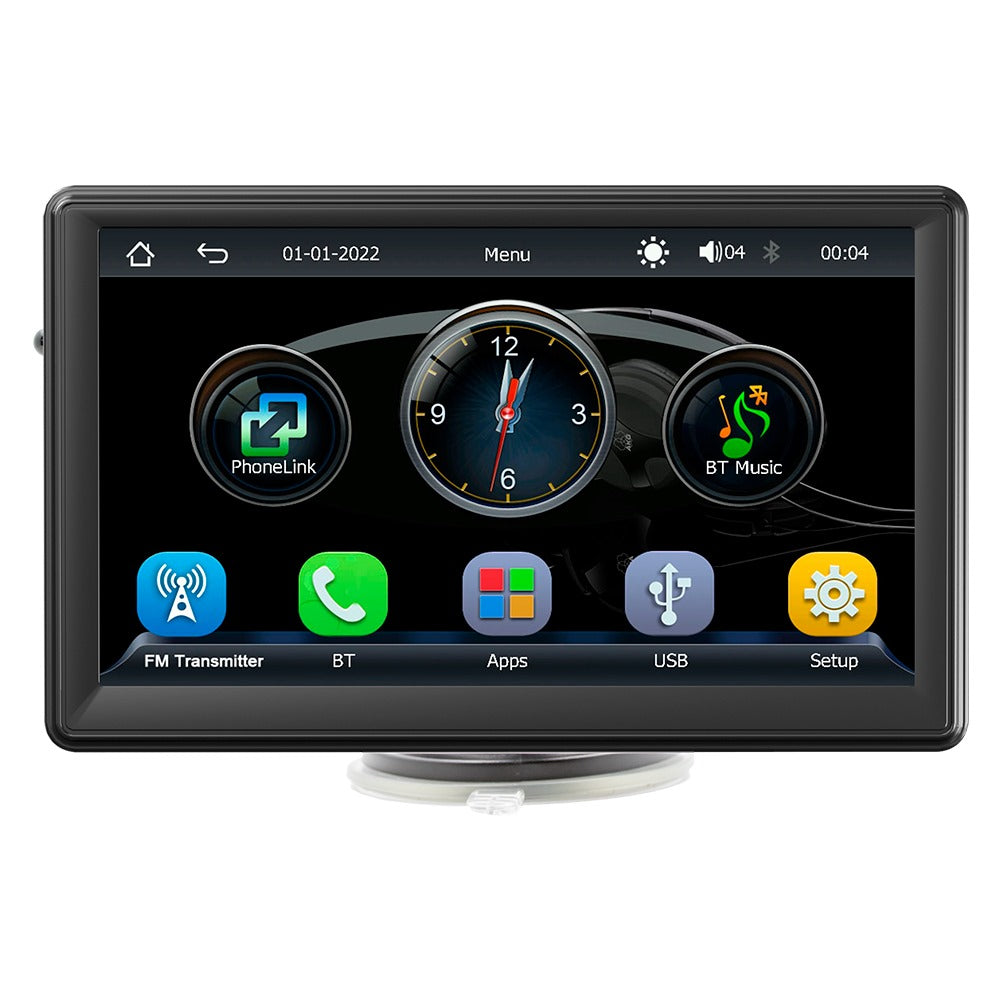Portable Carplay 7-inch Touch Screen Stereo System